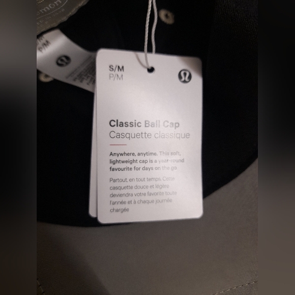 Lululemon Unisex Size S/M GRAY Classic Ball‎ Cap NWT - Picture 6 of 8